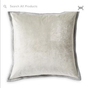 Michael Aram velvet metallic embroidered decorative pillow - 18 by 18